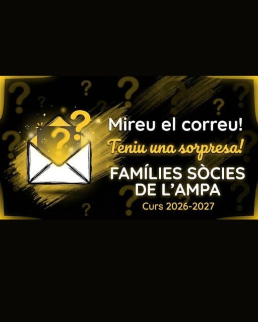 📢ＡＴＥＮＣＩÓ!
ＦＡＭÍＬＩＥＳ ＳÒＣＩＥＳ

Teniu una sorpresa al correu electrònic.

Si no heu rebut el correu, reviseu la carpeta d'SPAM o correu brossa.

✉️ info@ampainstitutriberabaixa.com
